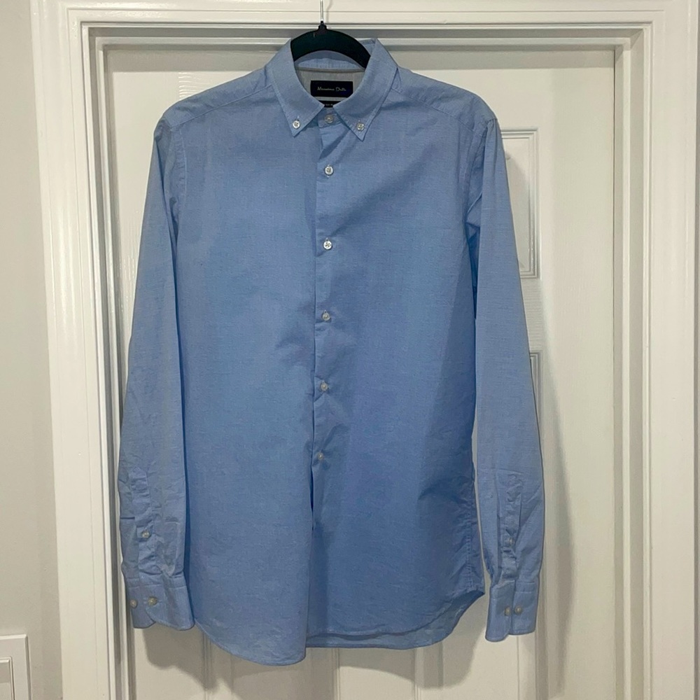 Men’s Massimo Dutti blue shirt